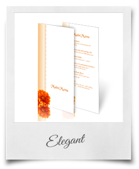 Elegant - Menu Card